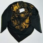 روسری حریر کرپ رنگ سال