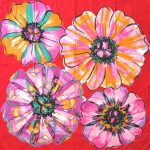 روسری ابریشم ژاکارد