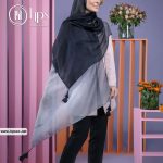 شال نخی منگوله دار طیفی