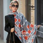 روسری نخی ابریشمی تابستانه