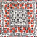 روسری نخی ابریشمی تابستانه