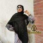 روسری ابریشمی ژاکارد