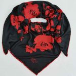 روسری ابریشم ژاکاردی