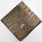روسری نخ ابریشم طرح پوست ماری
