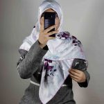 روسری ساتن ابریشمی قواره کوچیک