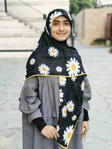 روسری طرح بابونه