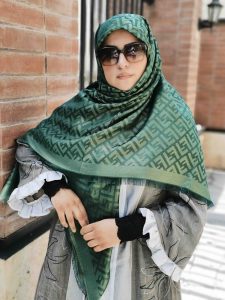 روسری نخی لمه