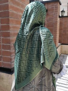 روسری نخی لمه