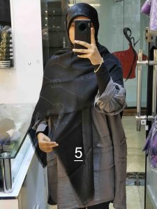 روسری ابریشم ژاکارد