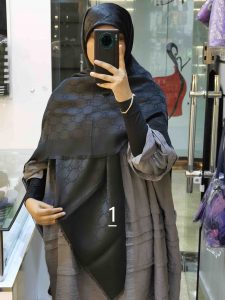 روسری ابریشم ژاکارد
