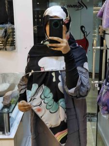 روسری فانتزی نخی
