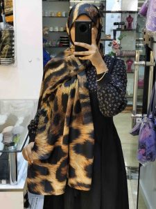 شال نخی پلنگی