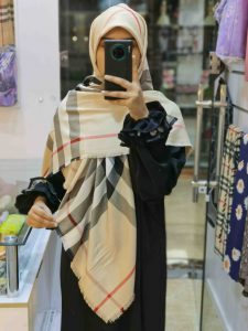 روسری پاییزه طرح باربری