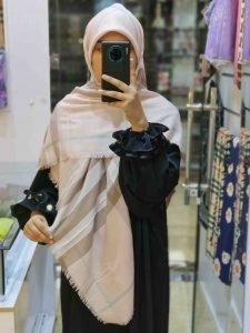 روسری پاییزه طرح باربری