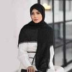 روسری پلیسه شاین دار