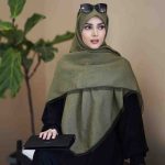 روسری پلیسه شاین دار