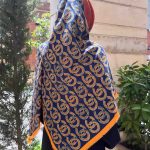 روسری نخی سیا اسکارف