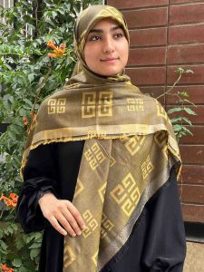 روسری نخی لمه دار