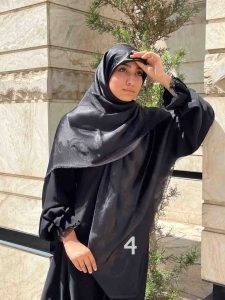روسری ابریشم ژاکارد