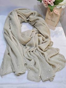 شال پلیسه مرواریدی