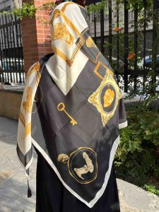 روسری نخی تابستانه