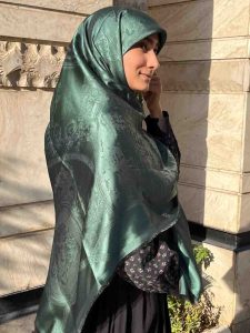 روسری ژاکارد شاین دار