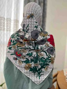 روسری ابریشم تویل