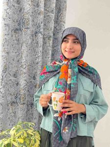 روسری ابریشم تویل