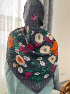 روسری ابریشم تویل