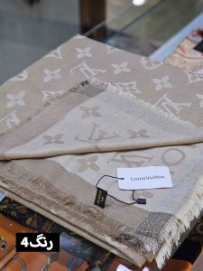 روسری کشمیر لمه دار