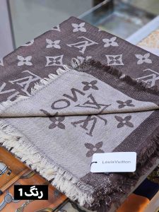 روسری کشمیر لمه دار
