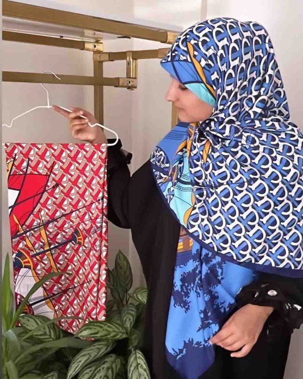 روسری ابریشم توییل وارداتی
