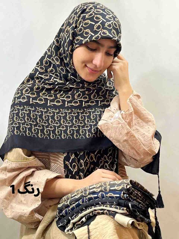 روسری پاییزه طرحدار