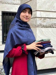 روسری لمه ژاکارد