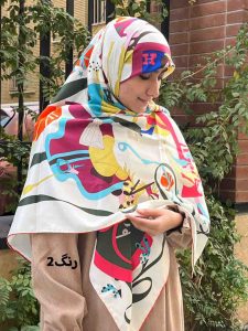 روسری ابریشم مجلسی
