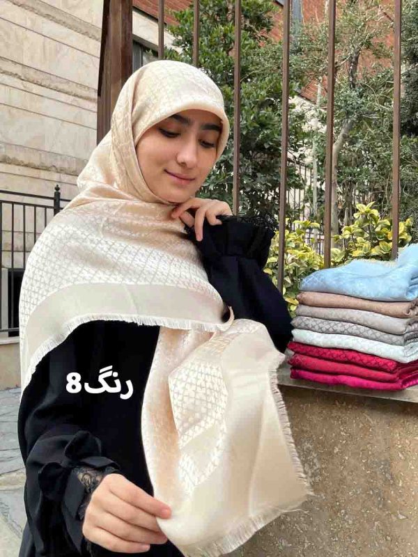 روسری ژاکارد طرحدار
