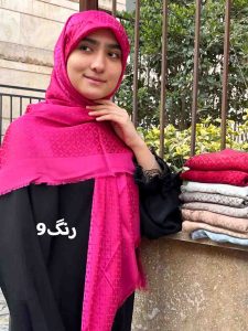 روسری ژاکارد طرحدار