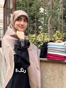روسری ژاکارد طرحدار