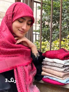روسری ژاکارد طرحدار