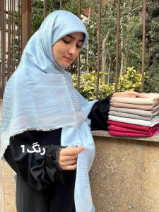 روسری ژاکارد طرحدار