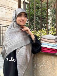 روسری ژاکارد طرحدار