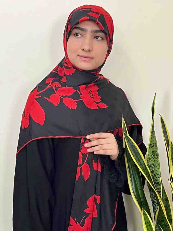 روسری نخ ابریشم ژاکارد