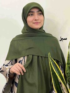 روسری نخ کجراه ساده