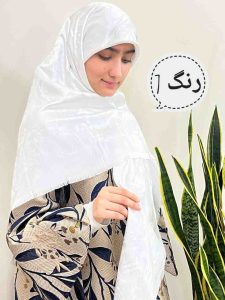 روسری ژاکارد لمه دار