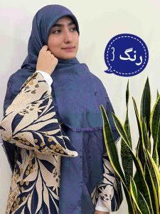 روسری ژاکارد لمه دار