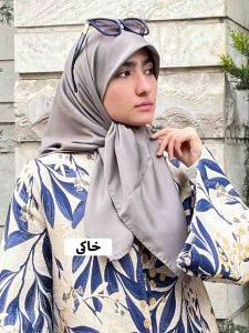 روسری ابریشم تویل ساده