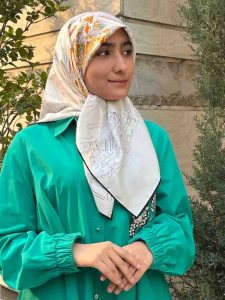 روسری ابریشم تویل 90
