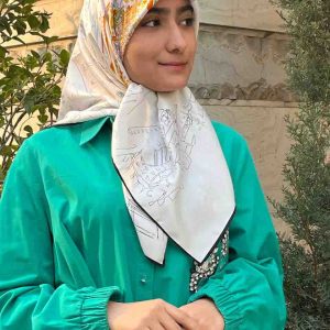 روسری ابریشم تویل 90