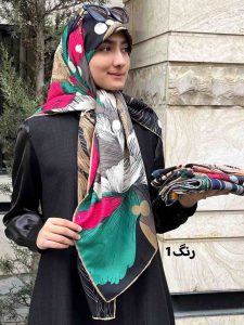 روسری ابریشم تویل