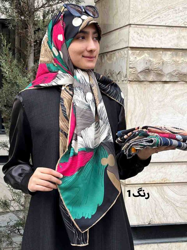 روسری ابریشم تویل